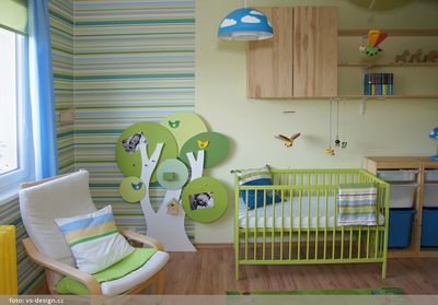 Dětský pokoj pro kluka od bytového designéra